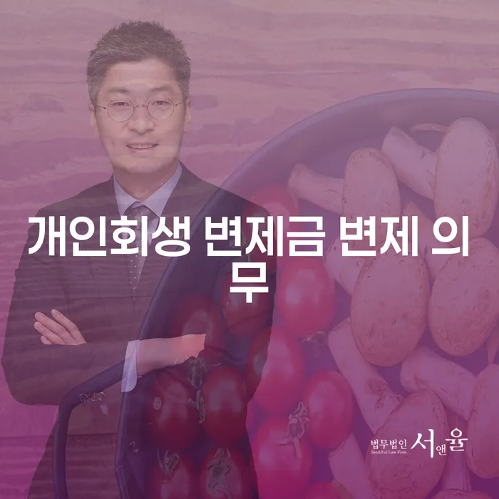 개인회생 변제금 변제 의무란 무엇인가요?