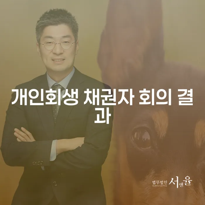 개인회생 채권자 회의 결과란 무엇일까요?